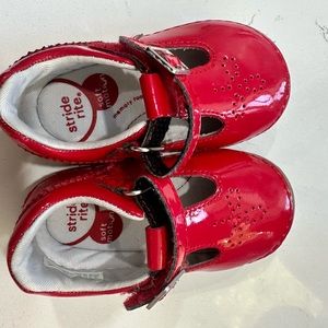 Brand new stride rite Mary Janes red shoes size 5.5